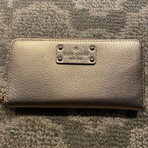 kate spade Handbags - Kate Spade Gold Wallet